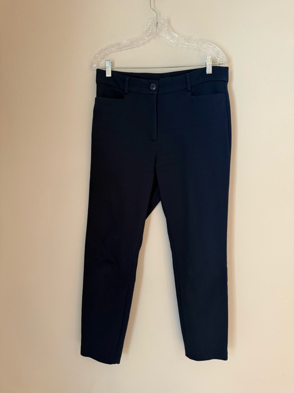 Classic Navy Skinny Dress Pants